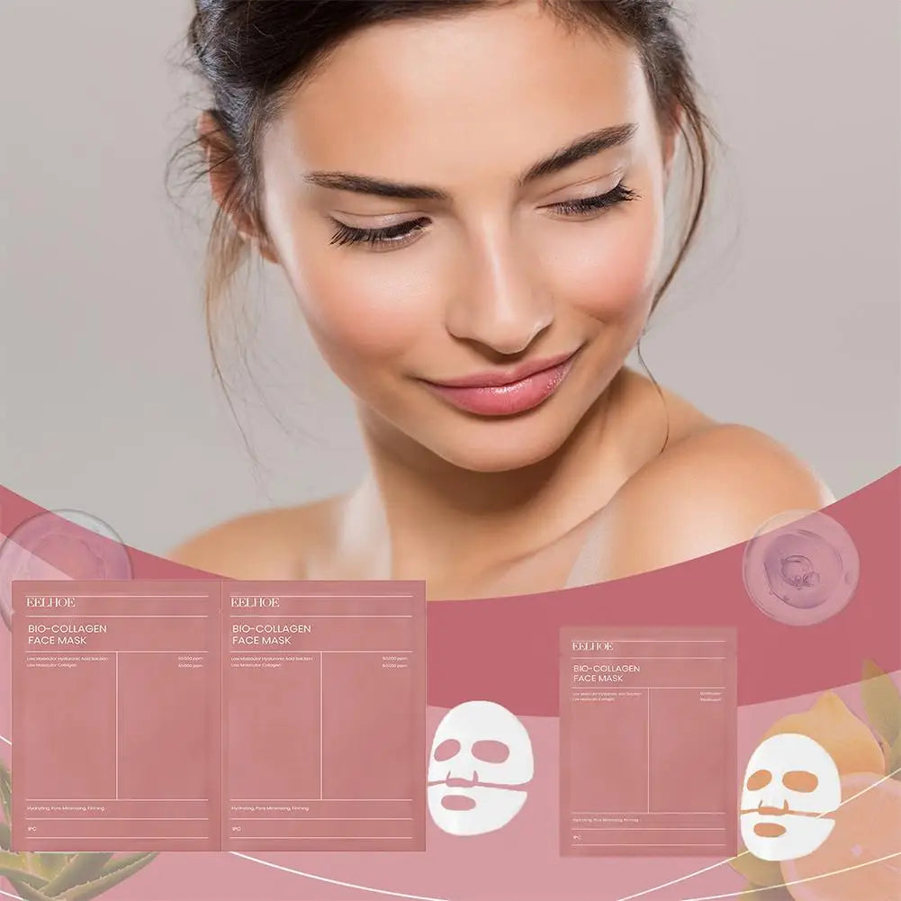Bio Collagen Face Mask Deep Hydrating Overnight — Rose Pink | KIMLUD