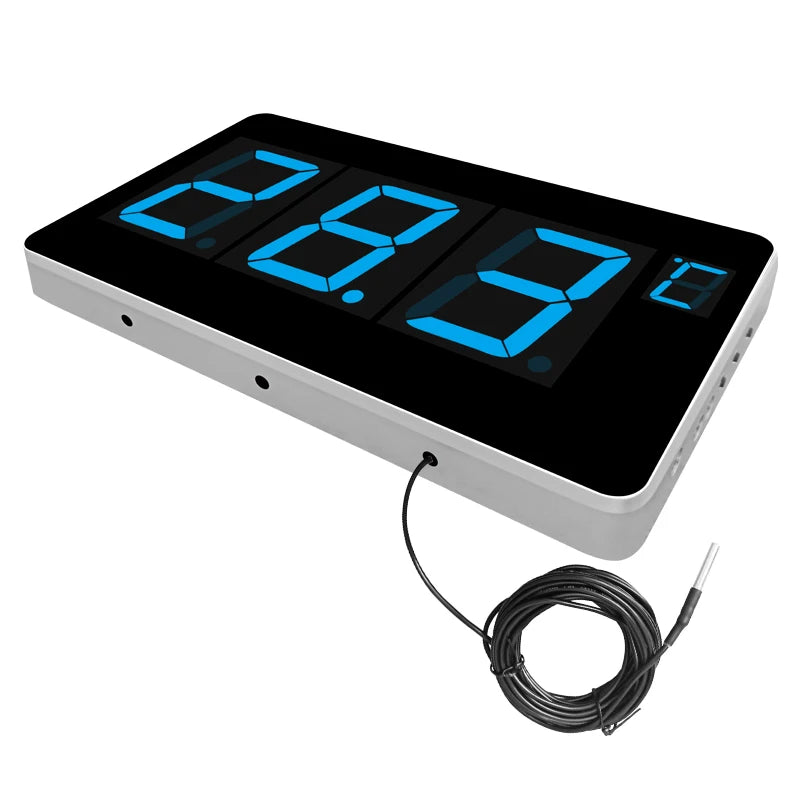 Digital Thermometer Pool and Home For Sauna Room  With Temperature Sensor 3m Wire Meter