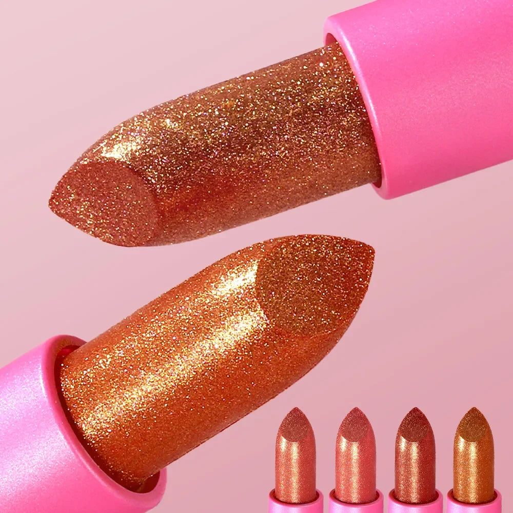 Lipstick – Glitter Lipstick Hydrating Formula – Lip Color | KIMLUD