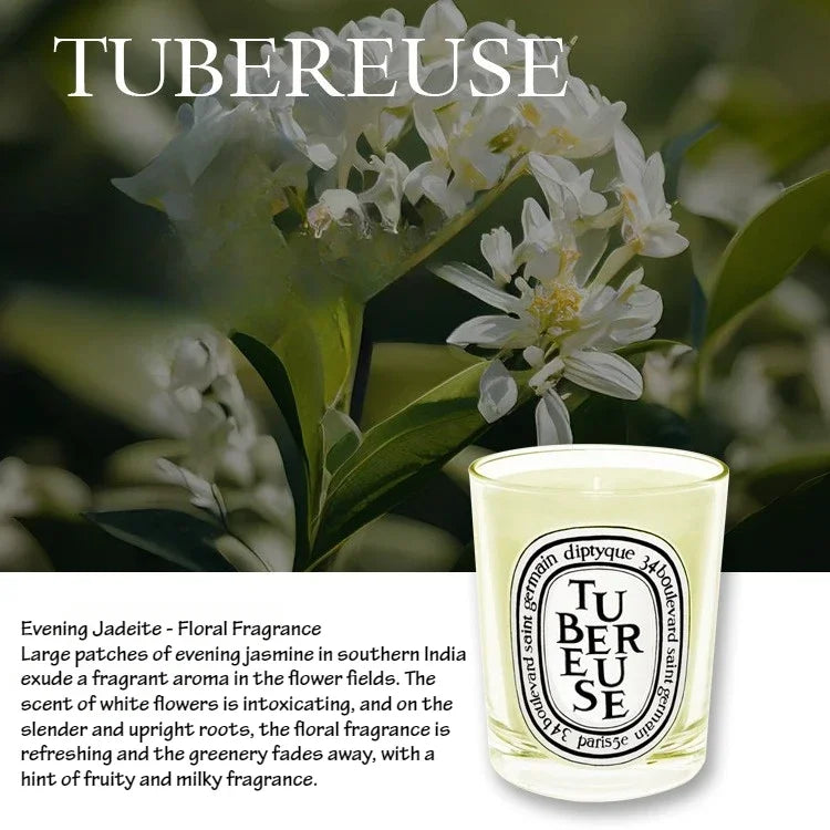 KIMLUD, 70g Classic Aromatherapy Candle Fig Natural Plant Essential Oil Amber Scented Candle Home Tuberose Fragrance Decoration Gift, KIMLUD Womens Clothes