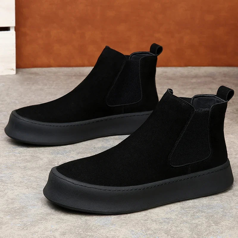 Chelsea Boots – Slip-On Safety – Leather | KIMLUD