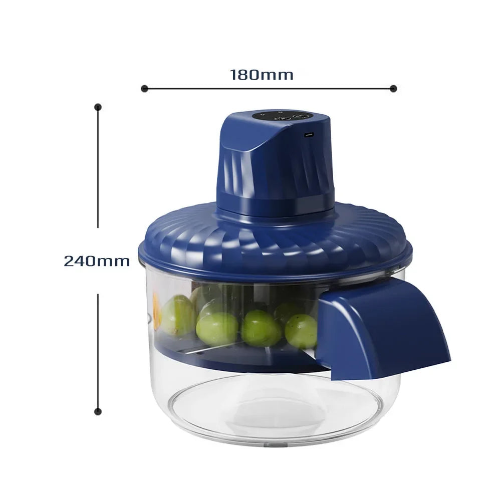 New Automatic Electric Grape Peeler Machine Hands-Free Skin Remover for Berries Fruits, USB Fruit Prep Tool, Effortless Peeling