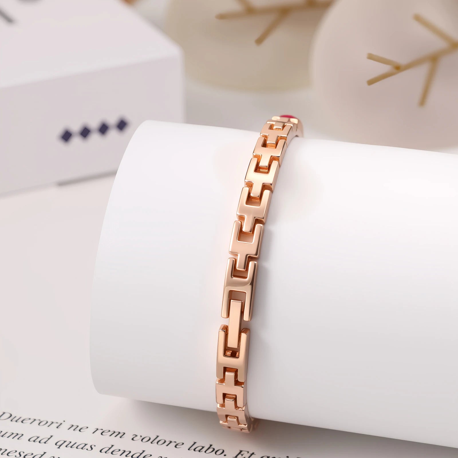 Diamond Bracelet Watch Oval Case Shell Dial — Ivory | KIMLUD