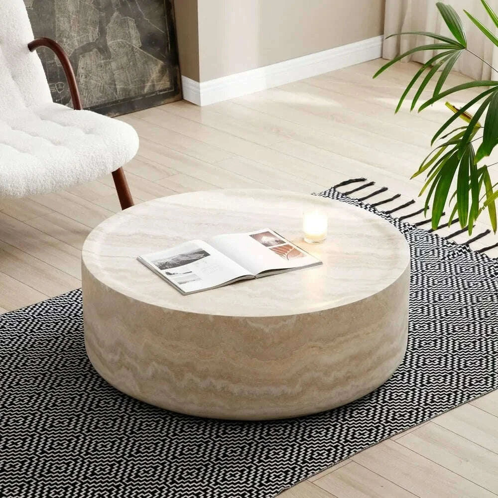 3937”-round-coffee-table-travertine-textured-tables-fiberglass-center-side-tables-for-living-room-office-coffee-table-kimlud-kimlud-33921489