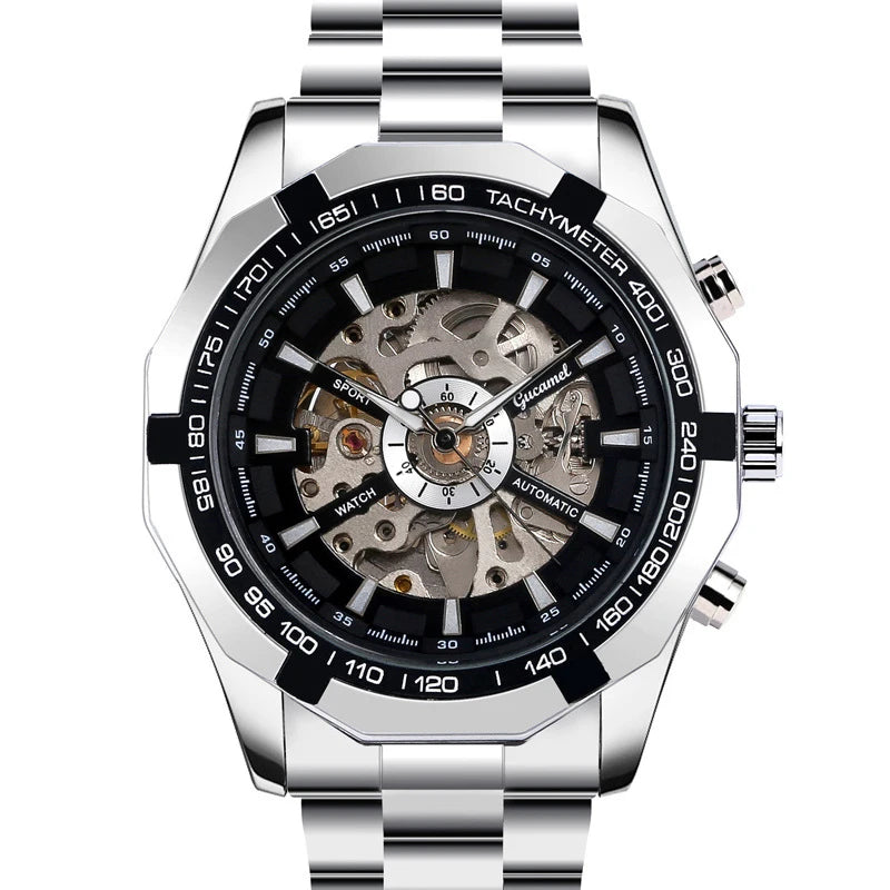 UTHAI M12 Casual and fashionable Men watch, night light automatic mechanical watch, cool clock gift，watches for man