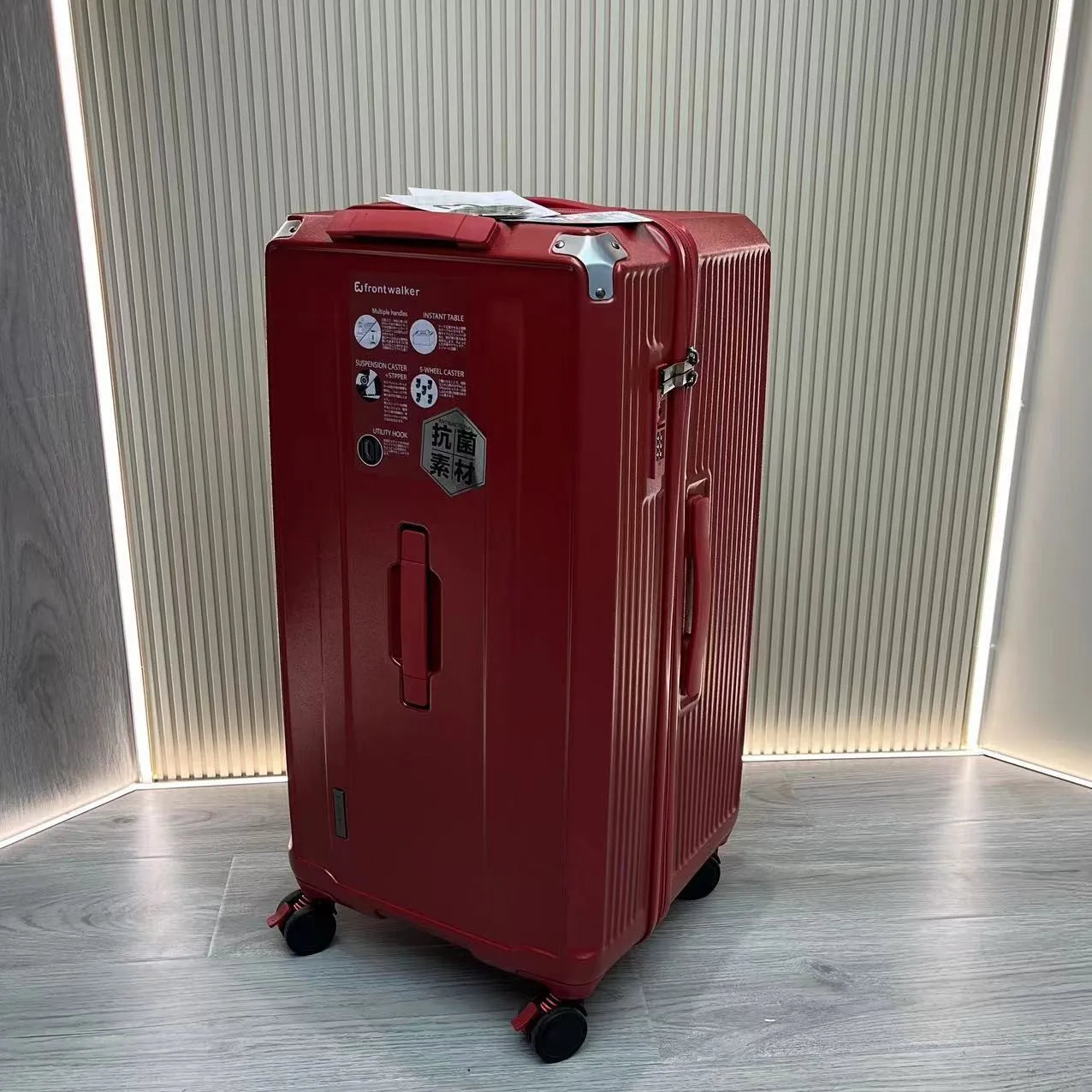 Large Size Suitcase with Five Wheels Brake Luggage Carrier 28 inch PC Material Cabin Trip Suitcase TSA Lock 32/36/50 inches
