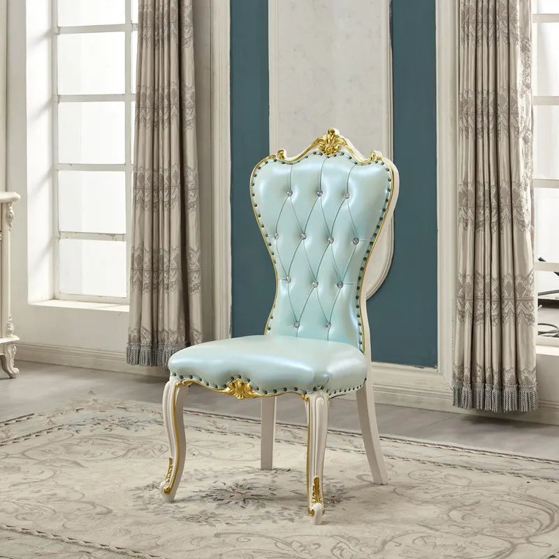 Leather Throne Lounge Chair Diamond-Tufted — Blush Pink | KIMLUD