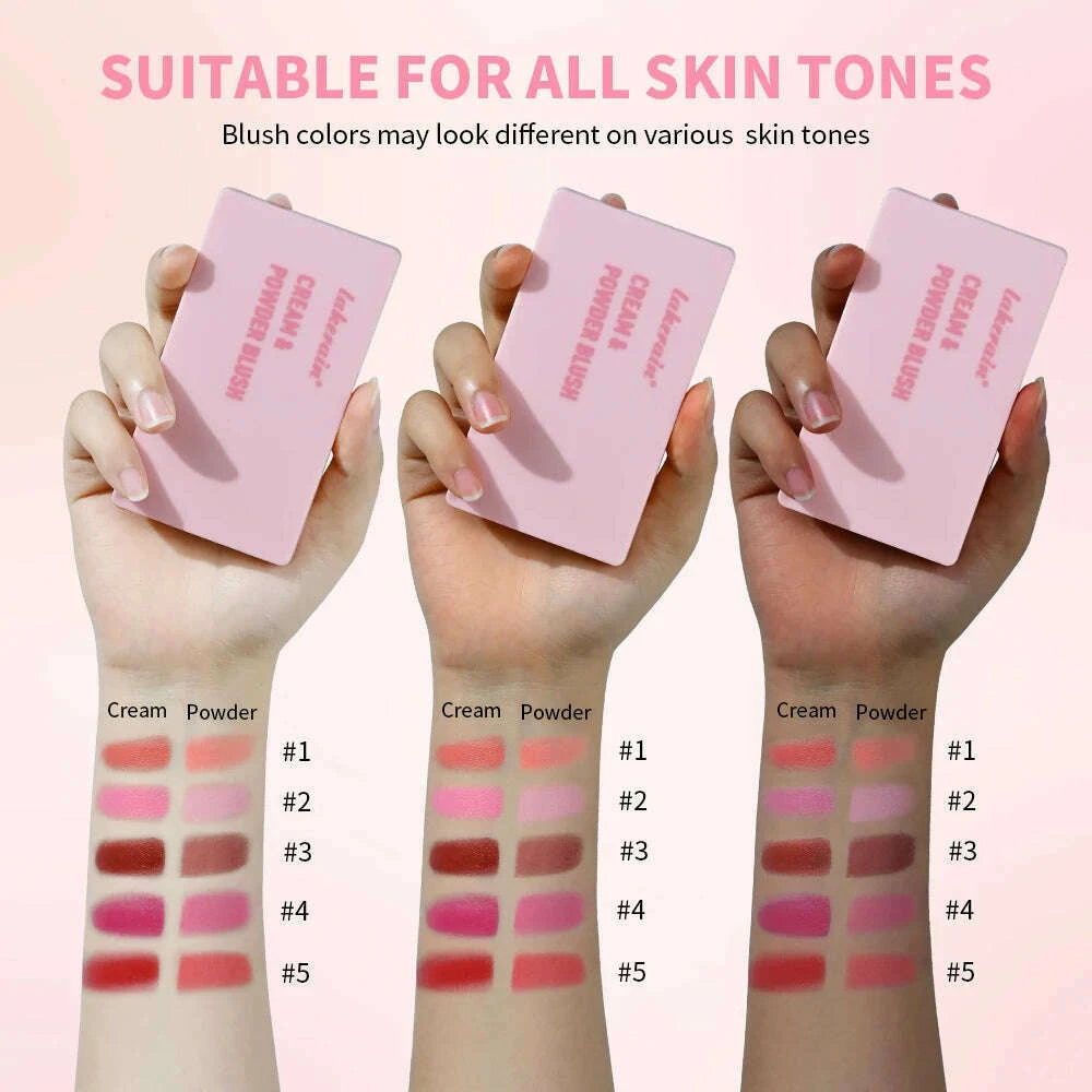 5colors-cream-powder-blush-matte-dewy-rosy-blush-makeup-pan-long-lasting-wearing-high-pigment-natural-matte-blush-cosmtics-kimlud-kimlud-33919747