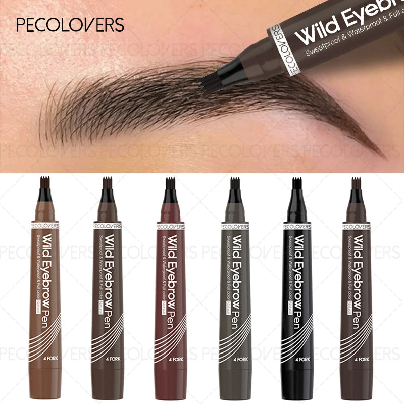 Eyebrow Pen – Long-Lasting Waterproof – Brow Pencil – Brown | KIMLUD