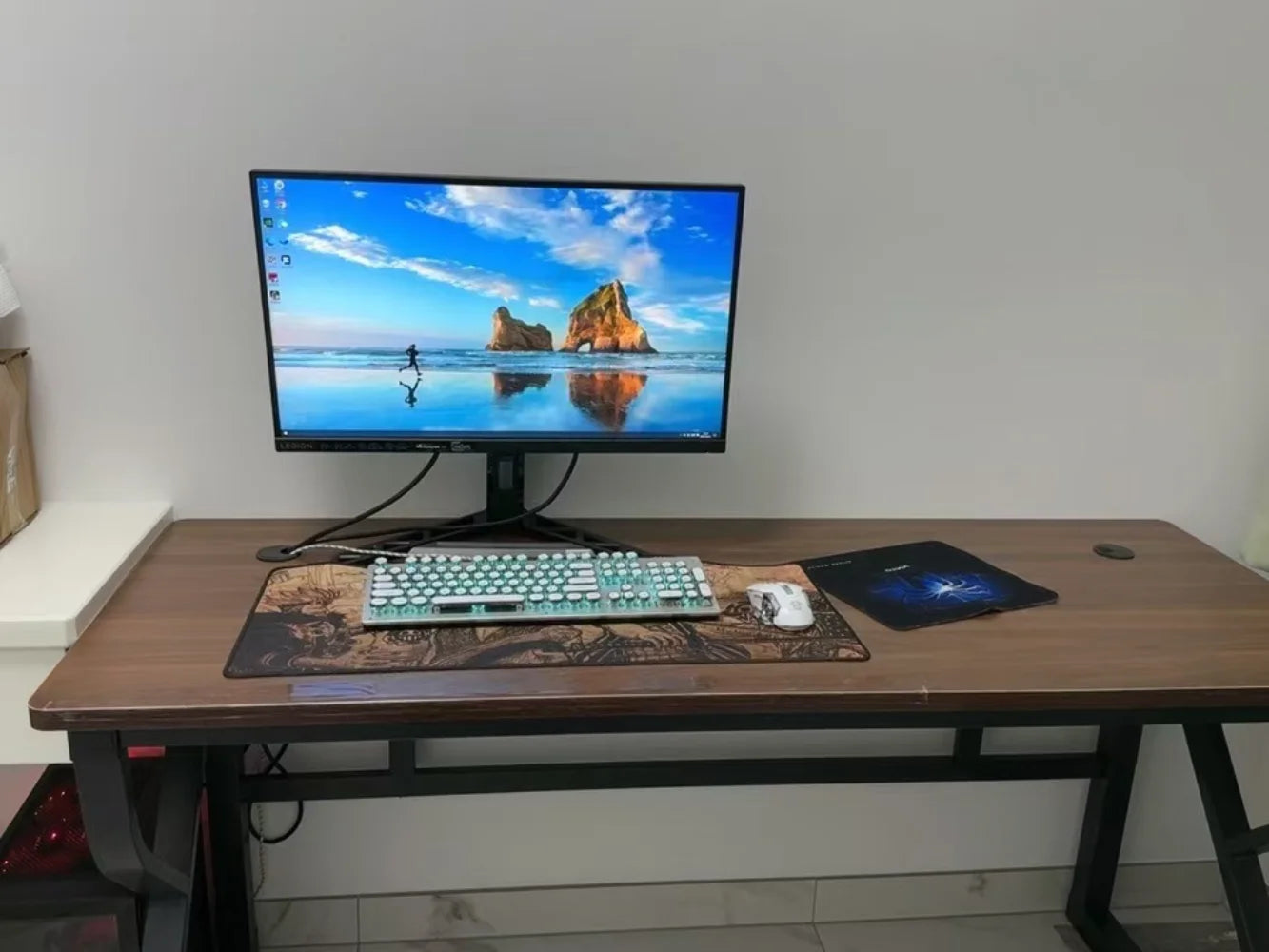 Heavy Duty 30MM Thick Solid Wood Computer Desk Ergonomic Office Desk Study Table Home Office Furniture Writing Desk Gaming