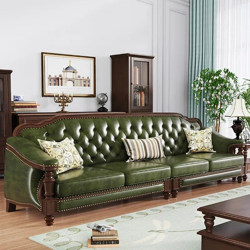 Leather Lazy Living Room Sofas Couch Armchair Recliner Mid Century Sofas Relaxing Multifunctional Divano Garden Furniture Sets