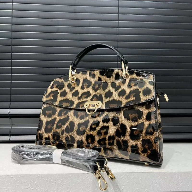 New Fashion Women's Bag Casual Retro Leopard Print Shoulder Bag High Quality Personalized Crossbody Bag Designer Luxury Handbags