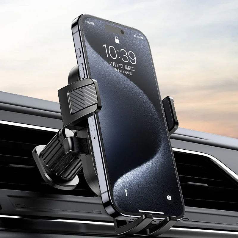 Car Phone Holder - Flexible Auto Lock Air Vent Mount - Universal | KIMLUD