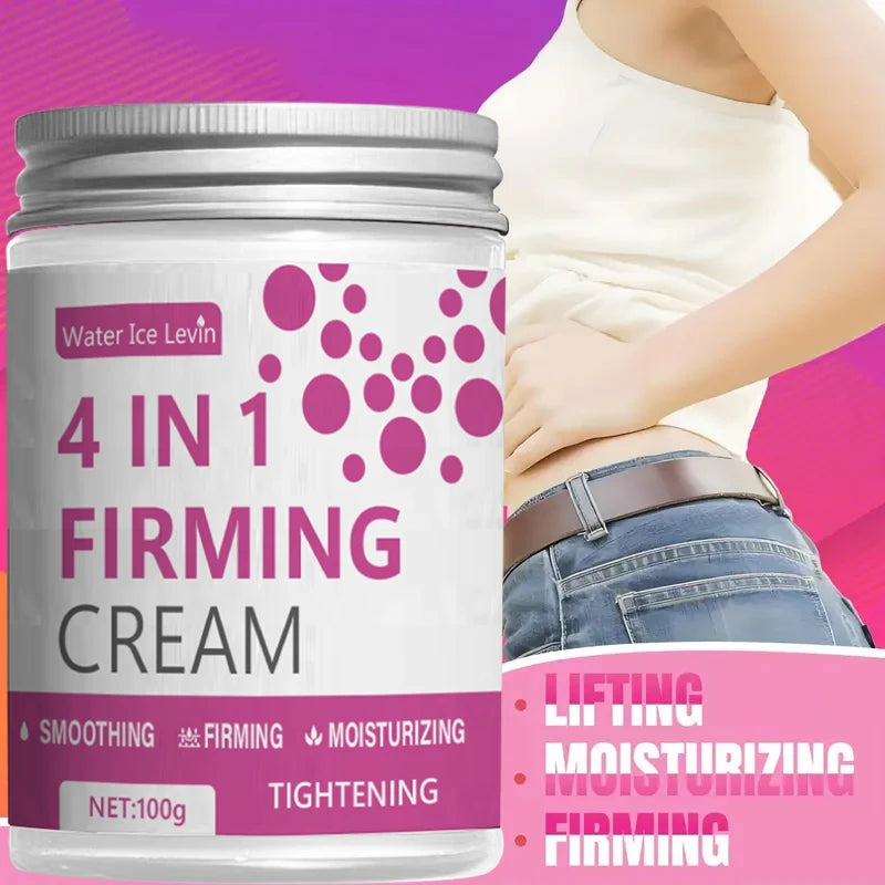 4 in 1 Firming Cream, Ginger, Aloe Vera and Coffee Essence - Moisturizing Body Firming Cream for Abdominal, Arm and Legs
