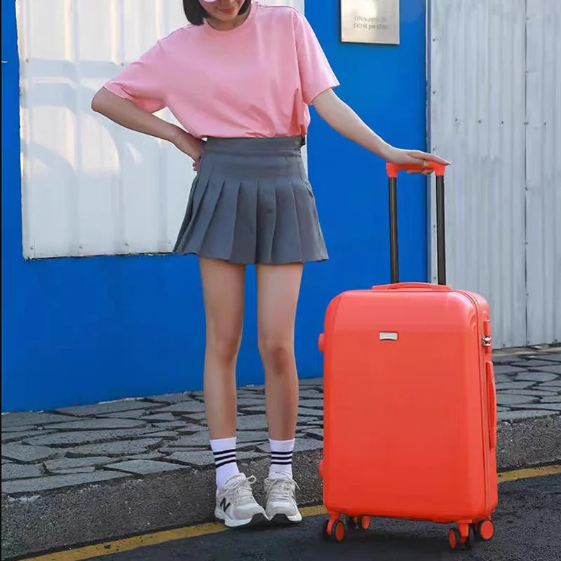 Luggage Women's trolley case Men's universal wheel 20 "password suitcase  24 Silent