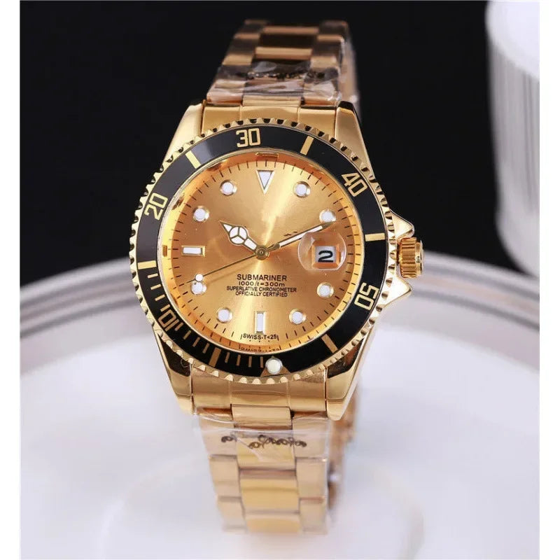 2025 Men Automatic Watch Business Waterproof Mechanical Watches Luxury Stainless Steel Day Date Mens Watch Man Gift AAA+