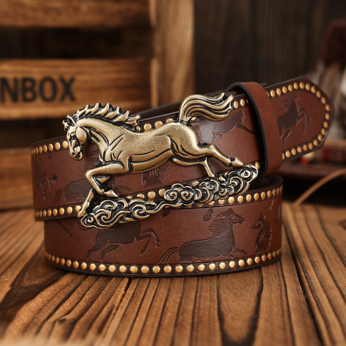 Belt – Unisex PU – Western Denim Retro Style For Daily Casual | KIMLUD