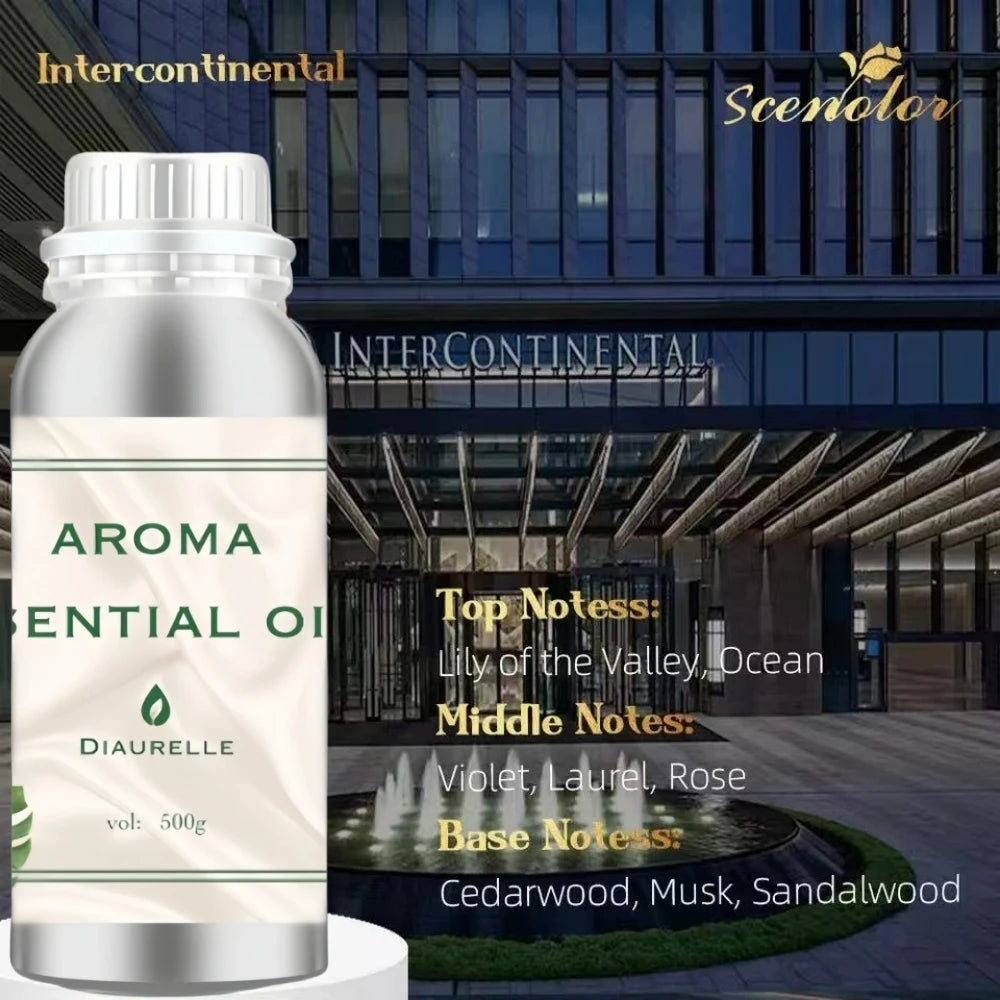 Perfume Hotel Essential Oil 500ML Air Freshener Pure plant essential for oil Hotel aromatic oils Fragrance Diffuser Air Purifier
