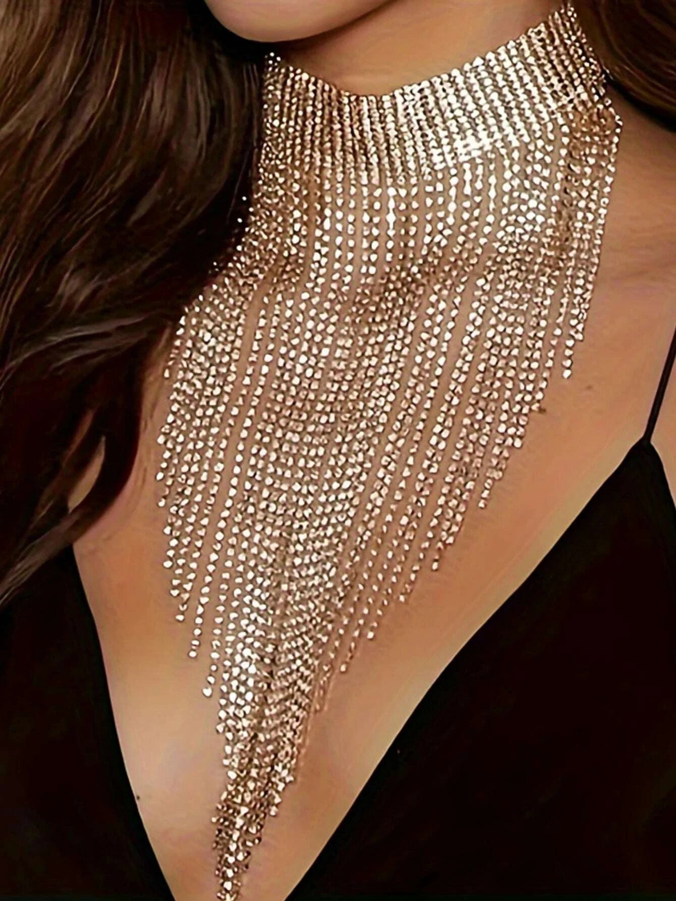 1-piece-fashionable-simple-versatile-necklace-luxurious-rhinestone-tassel-necklace-sexy-bar-and-nightclubkimludkimlud-35563034