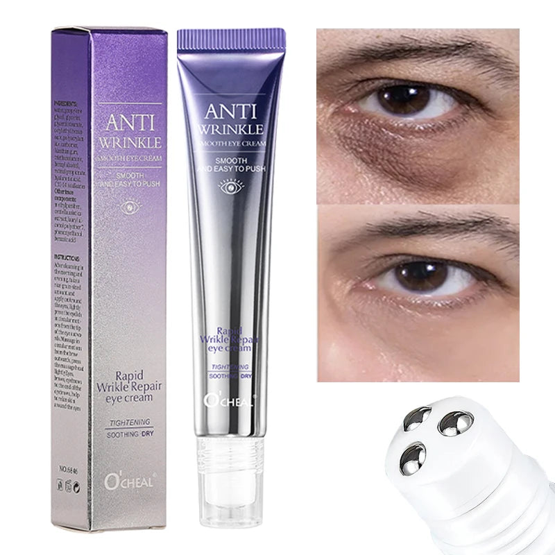 Hyaluronic Eye Cream Roller For Anti Wrinkle And Dark Circle — Clear | KIMLUD