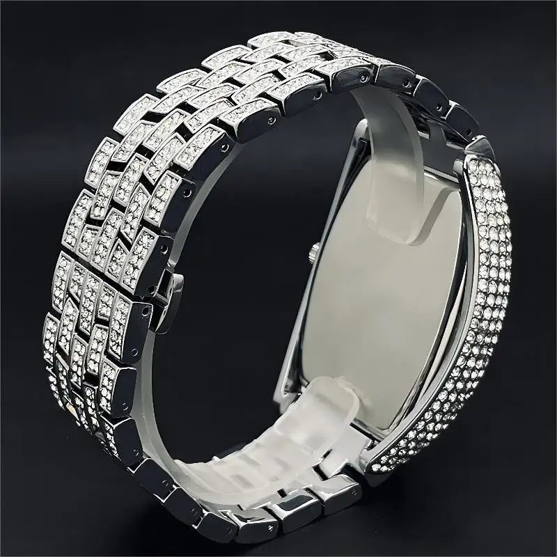 Stainless Steel Mens Luxury Wristwatch — Silver | KIMLUD