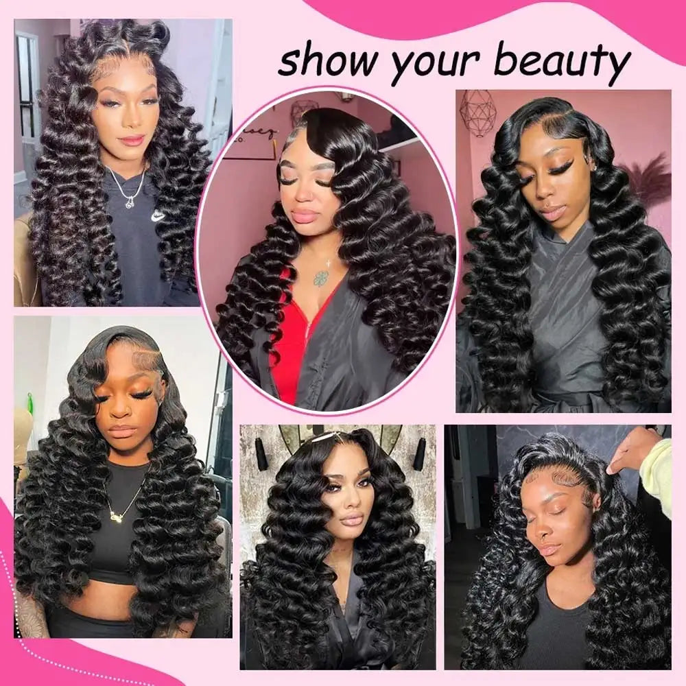 Lace Front Wig – HD Lace Water Wave – Swiss Lace | KIMLUD