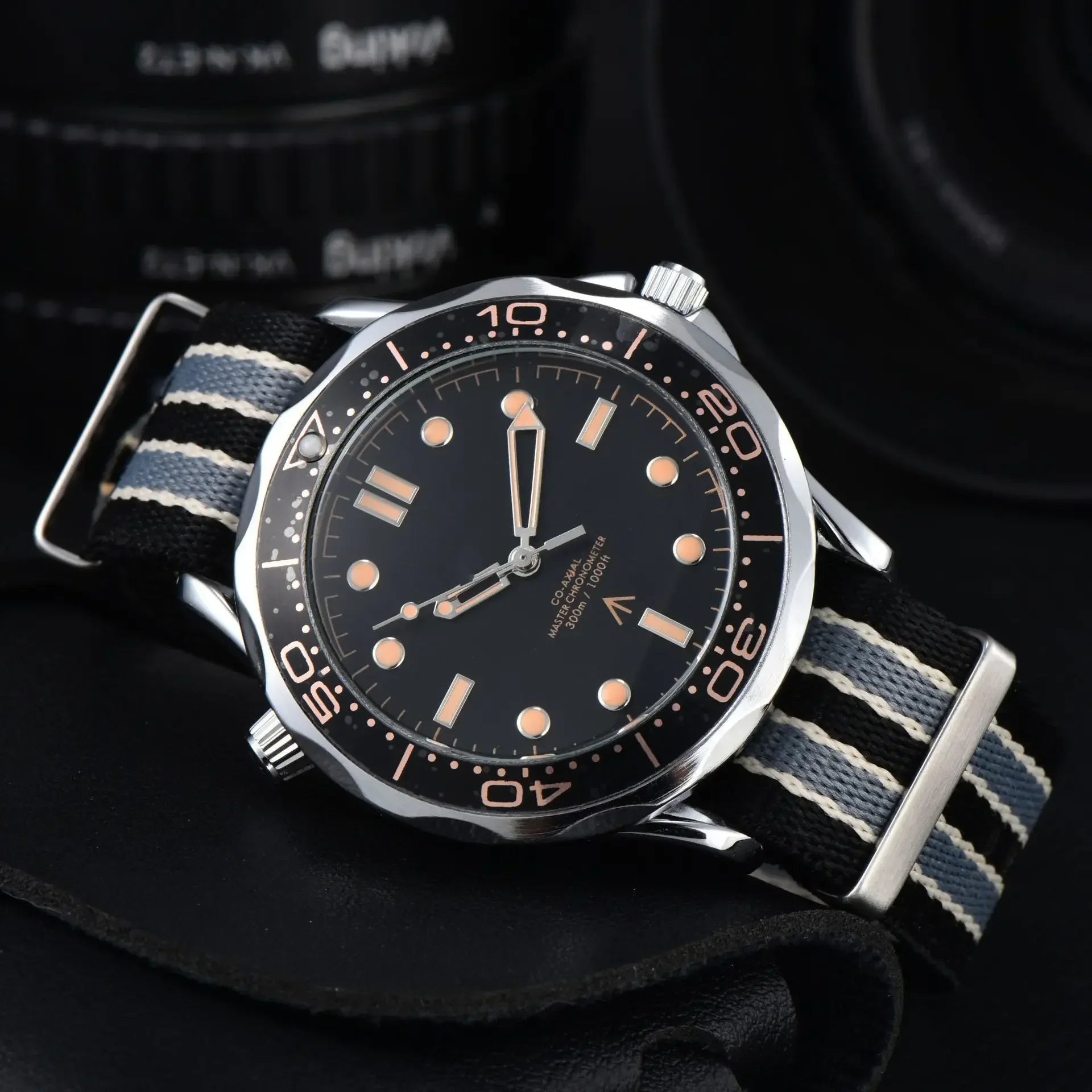 2025 AAA+ Automatic Mens Watch Mechanical Self Wind Movement Net Stainless Steel Nylon Strap Luxury Fashion Watches