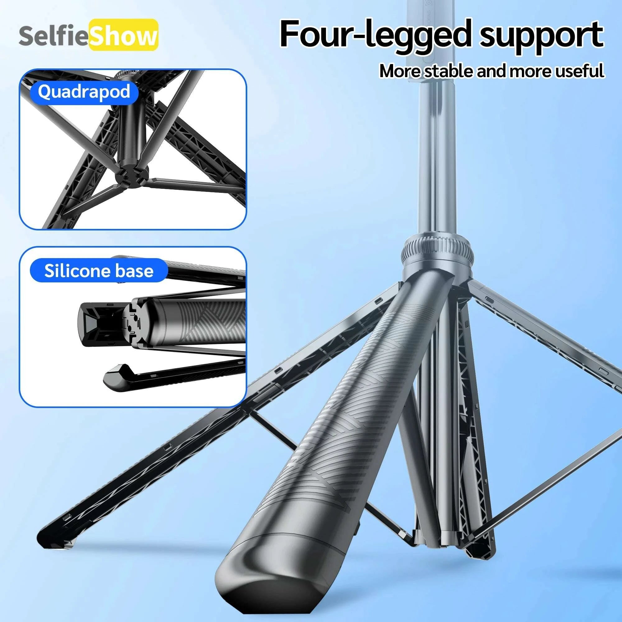 c17-tripod-360°auto-rotation-ai-tracking-remote-control-bluetooth-shooting-quadrapod-selfie-stick-stabilizer-optional-fill-lightkimludkimlud-35561836