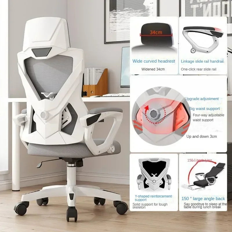 Office Chair, Ergonomic Chair, Adjustable Rotating Computer Chair, Commercial Conference Room, Reclining E-sports Chairs