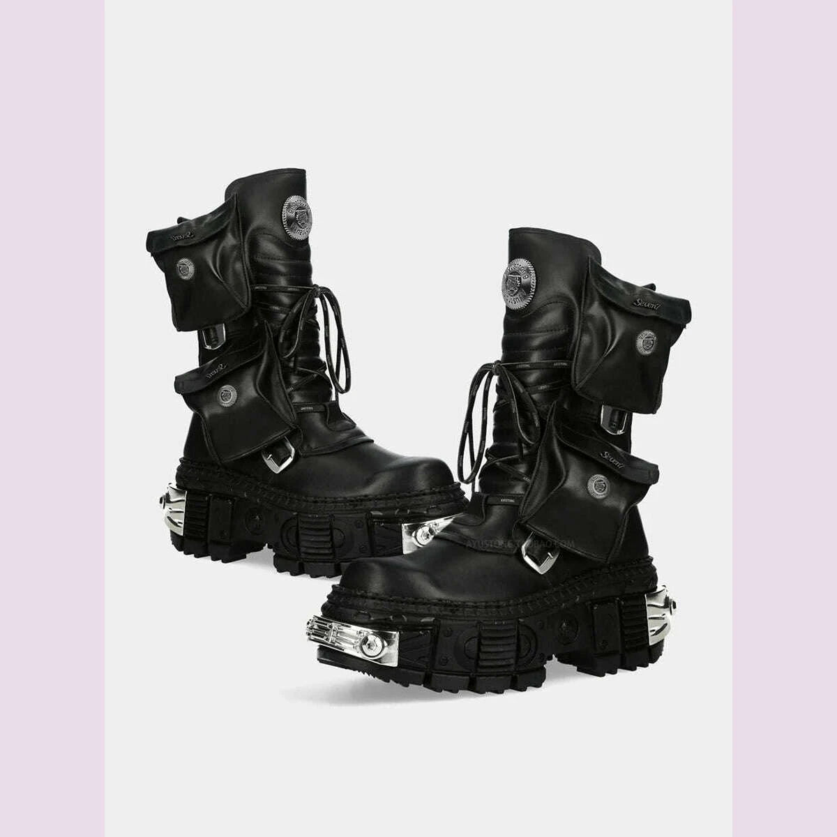 2024-new-punk-women-platform-ankle-boots-females-rock-round-toe-lace-up-fashion-retro-chunky-shoes-metal-decor-short-bootskimlud-womens-fashion-34601691