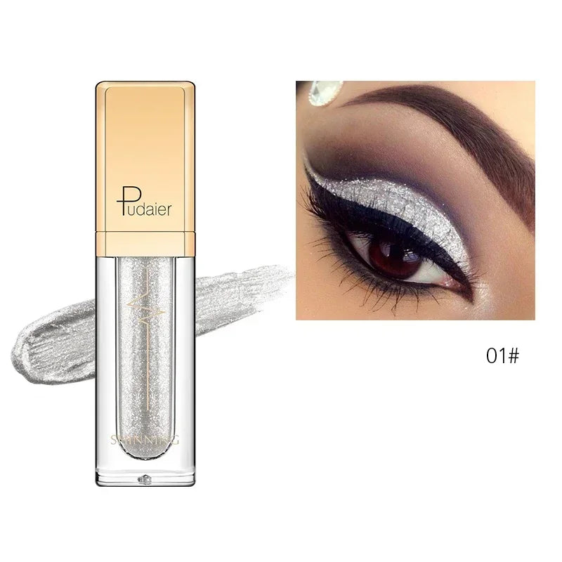 Liquid Eyeshadow – Waterproof – Gel – Purple Gold Metallic | KIMLUD