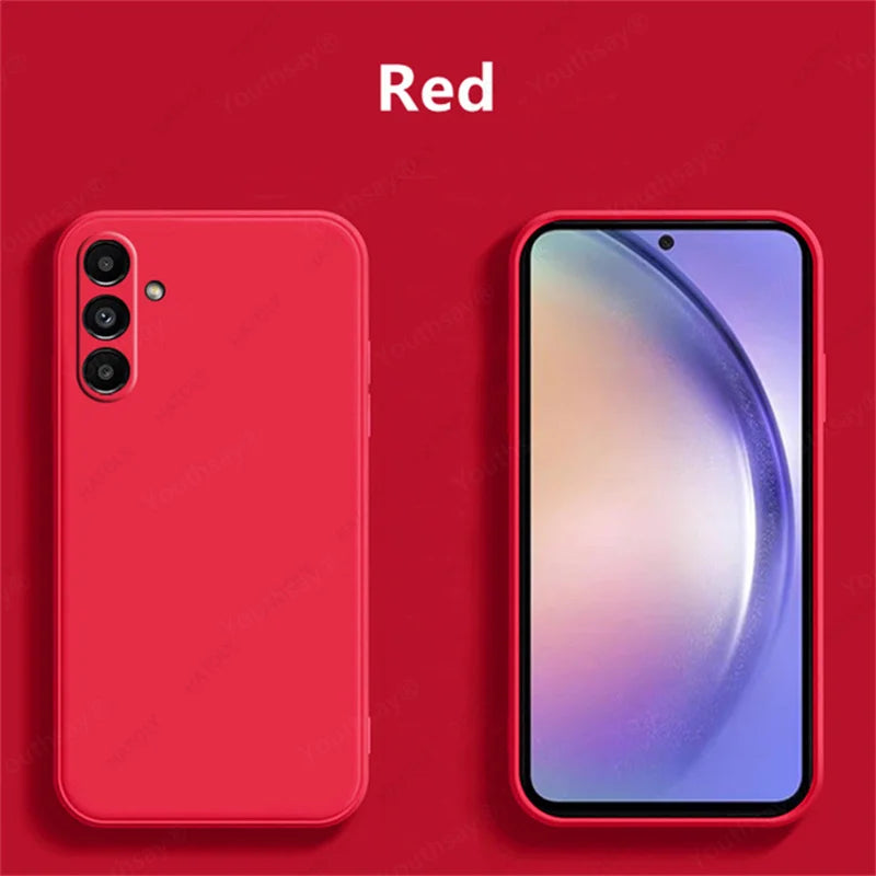 Liquid Silicone Phone Case Soft Original — Black | KIMLUD