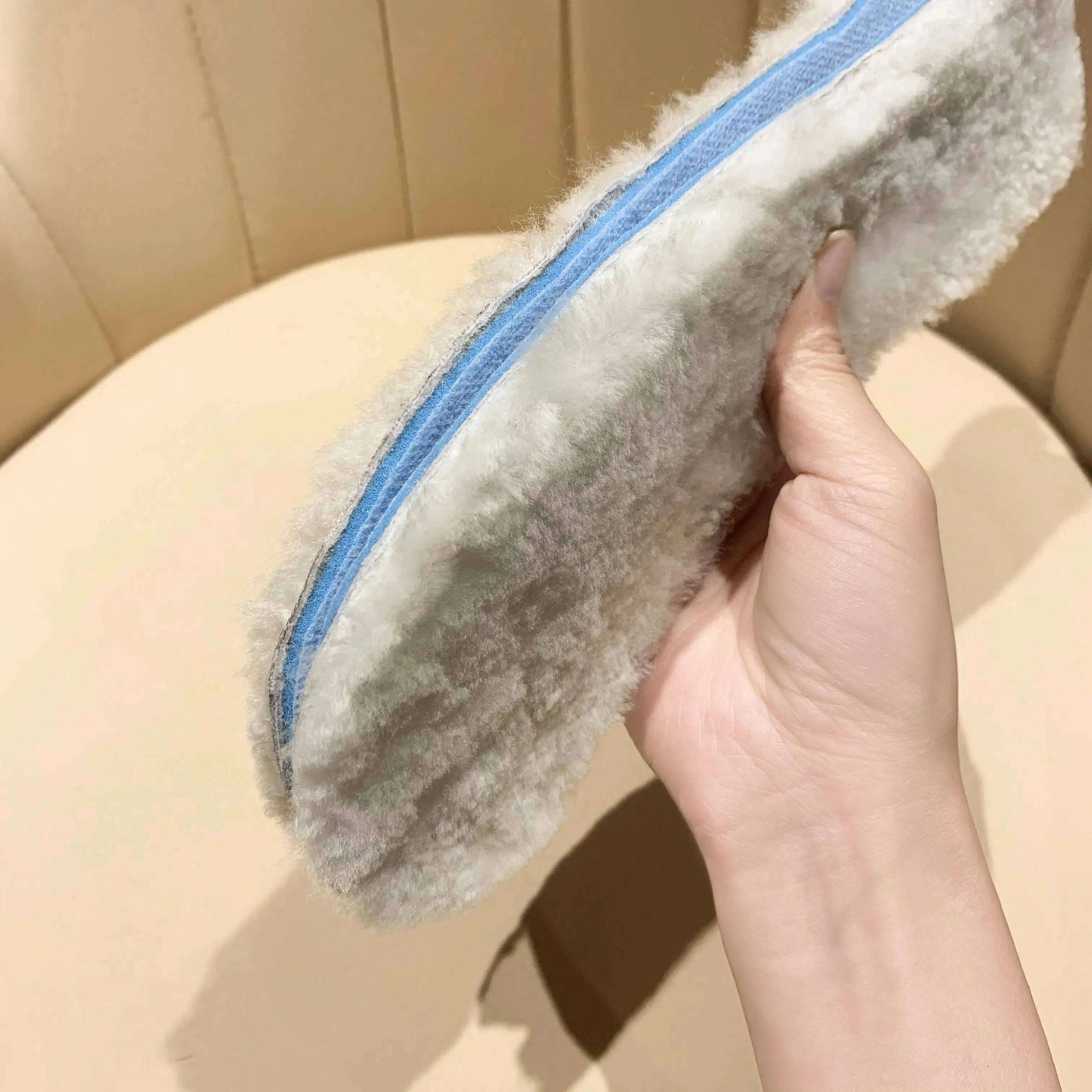 KIMLUD, Krazing Pot Vintage Cow Split Leather Wool Snow Boots Winter Keep Warm Round Toe Cross-tied Med Heels Platform Thigh High Boots, KIMLUD Womens Clothes