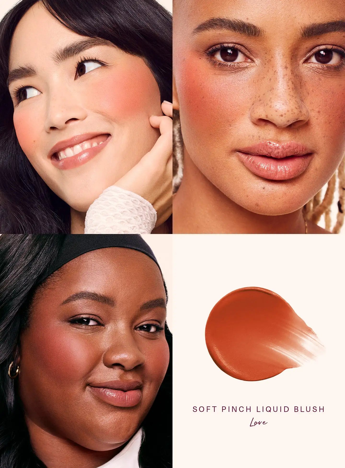 Rare Beauty Lipstick Blush Cream Eyes Liquid Blush Waterproof Mositure Liquid blusher Plump Makeup Face Contour Shadow Blusher