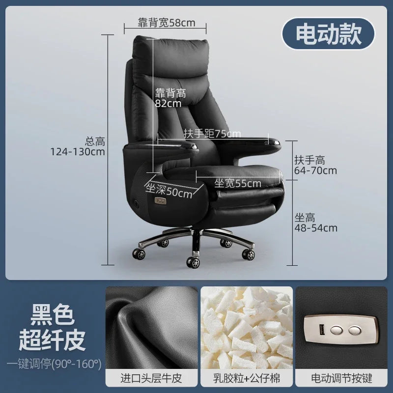 Zero Gravity Executive Chair Ergonomic Rolling — Taupe | KIMLUD