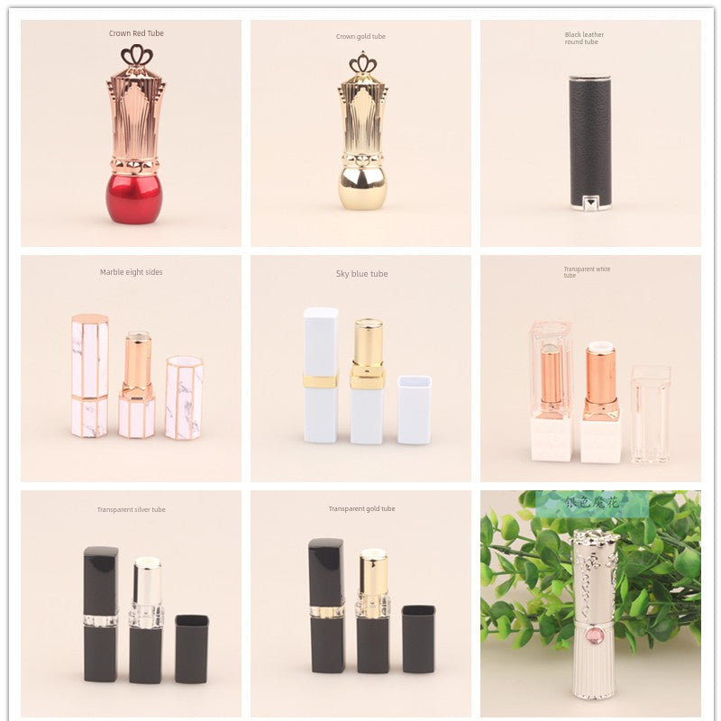 KIMLUD, Lipstick Empty Shell Homemade by Hand DIY Lipstick Tube Lipstick Shell 12.1mm Lipstick Mold Lipstick Material Promotion, KIMLUD Womens Clothes