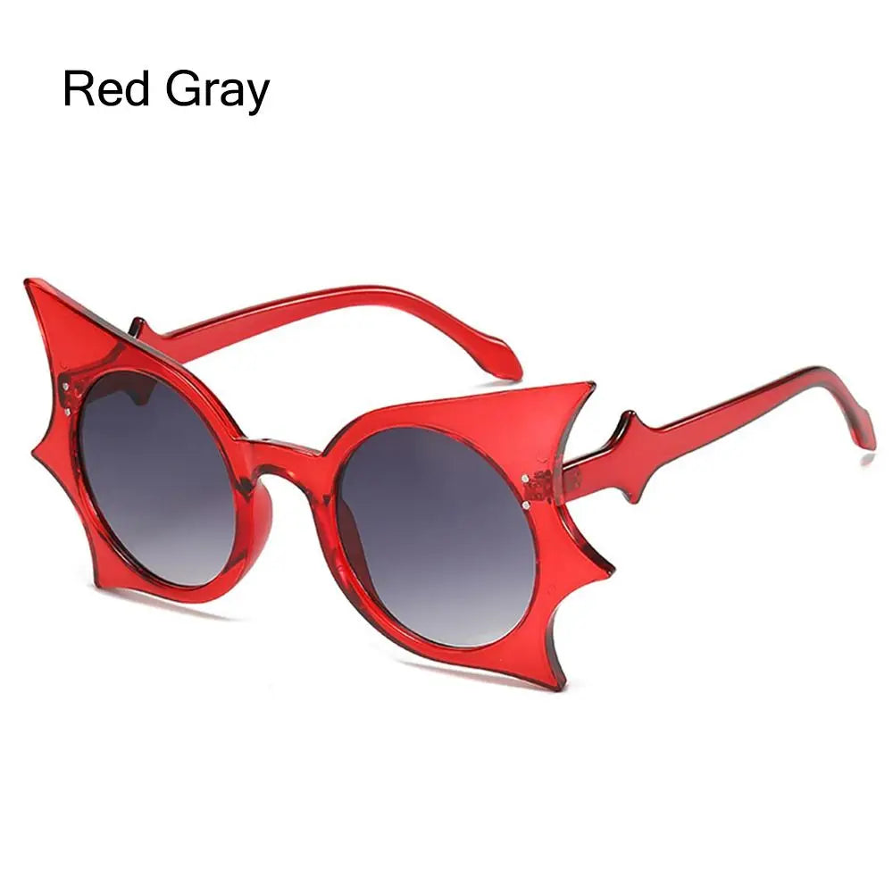Rimless Bat Shaped Sunglasses UV 400 Protection — Multicolor | KIMLUD