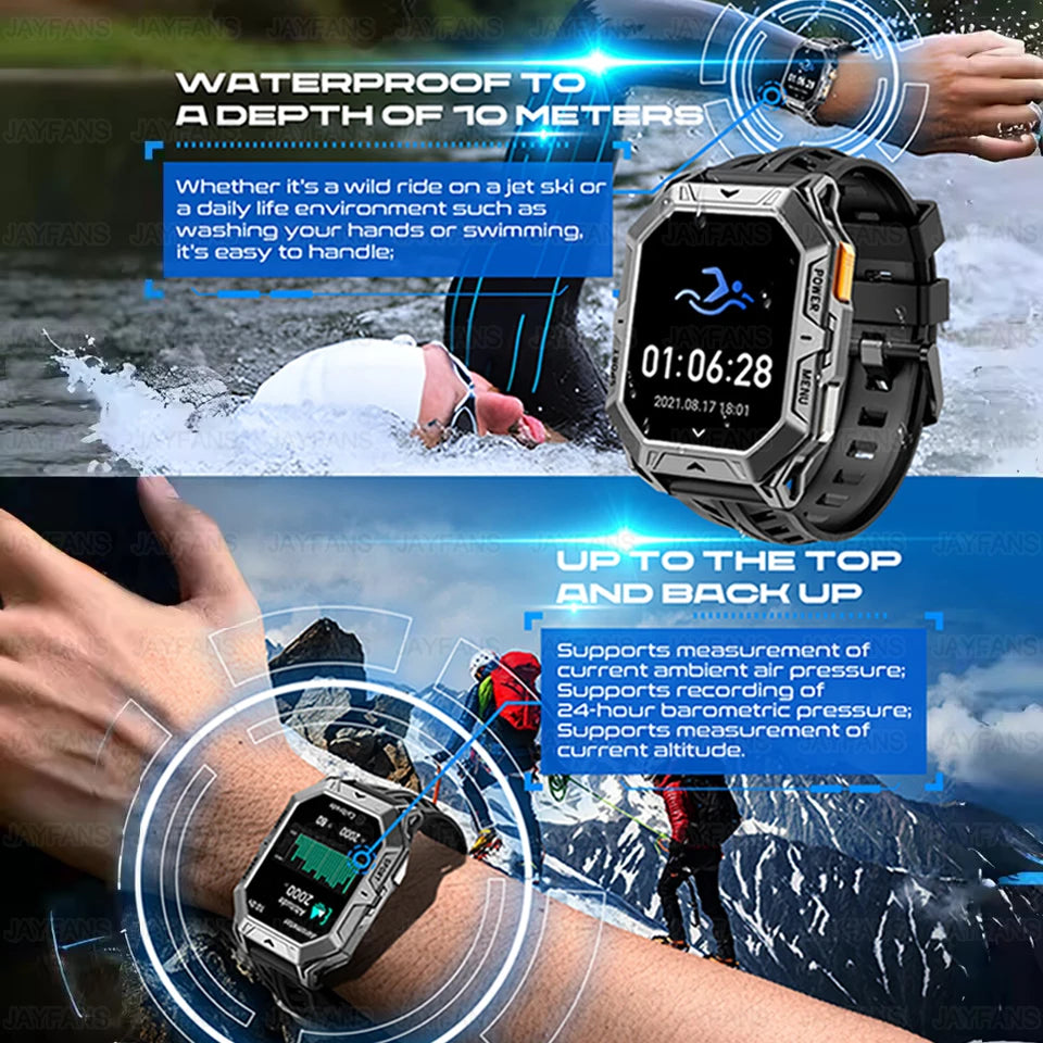 2025 New For Huawei Original Premium GPS Smart Watch Men Ultra HD Screen 1000MAH Battery BT Call 10ATM Waterproof Smart Bracelet