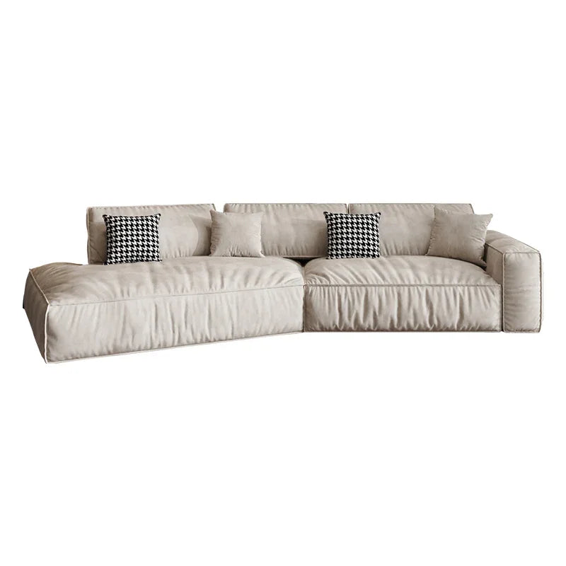 Nordic Fabric Sofa Double-Seater — Slate Blue | KIMLUD