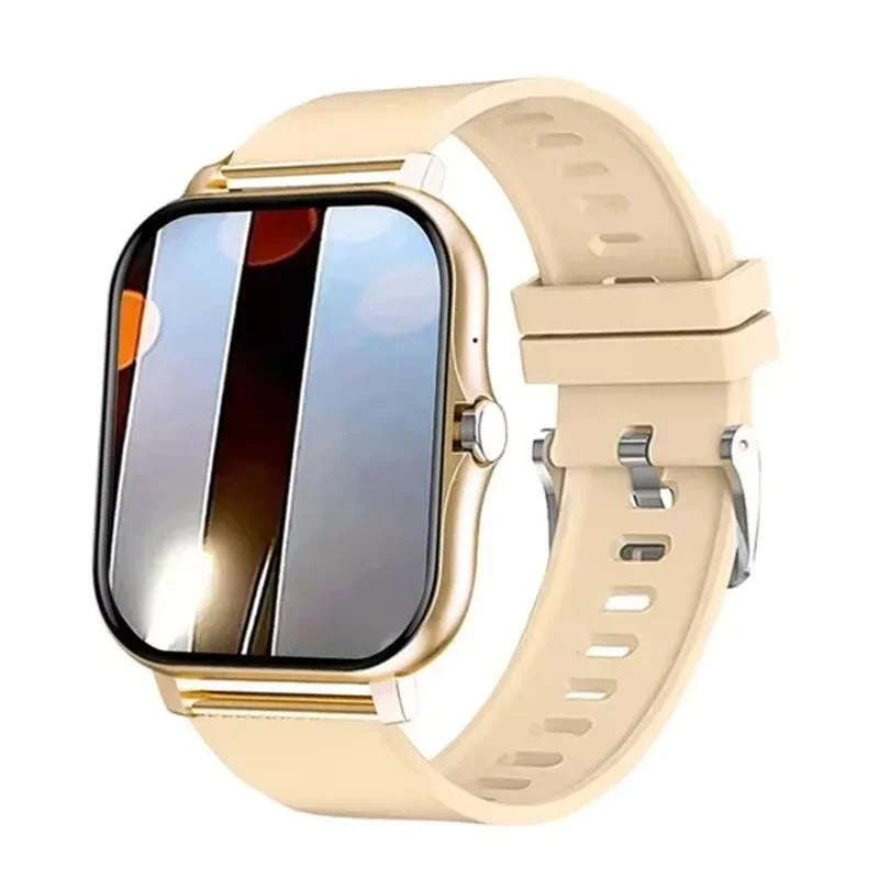 Carbon Fibre Framed Smart Watch Blood Oxygen Monitor — Pink | KIMLUD