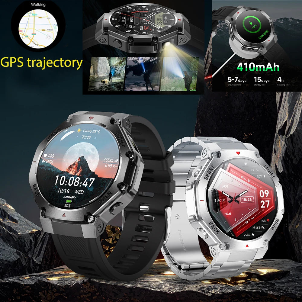 KIMLUD, 2025 New LED Smart Watch Men's HD AMOLED Bluetooth Call Waterproof Smartwatch Heart Rate Monitoring Women's Health Smart Watches, KIMLUD Womens Clothes