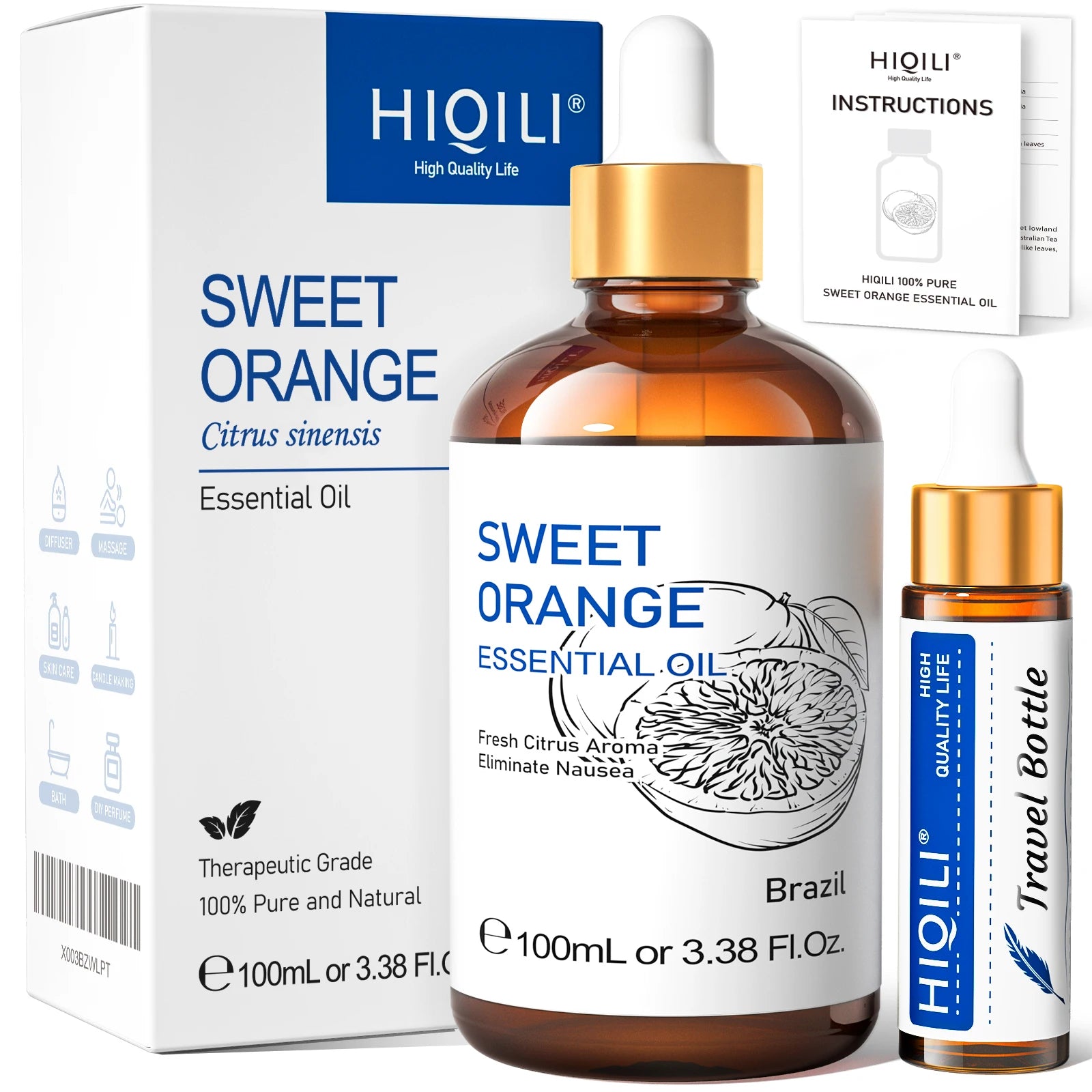 Sandalwood Essential Oil Blend With Lavender Jasmine Eucalyptus Peppermint Ylang Ylang Frankincense — Amber | KIMLUD