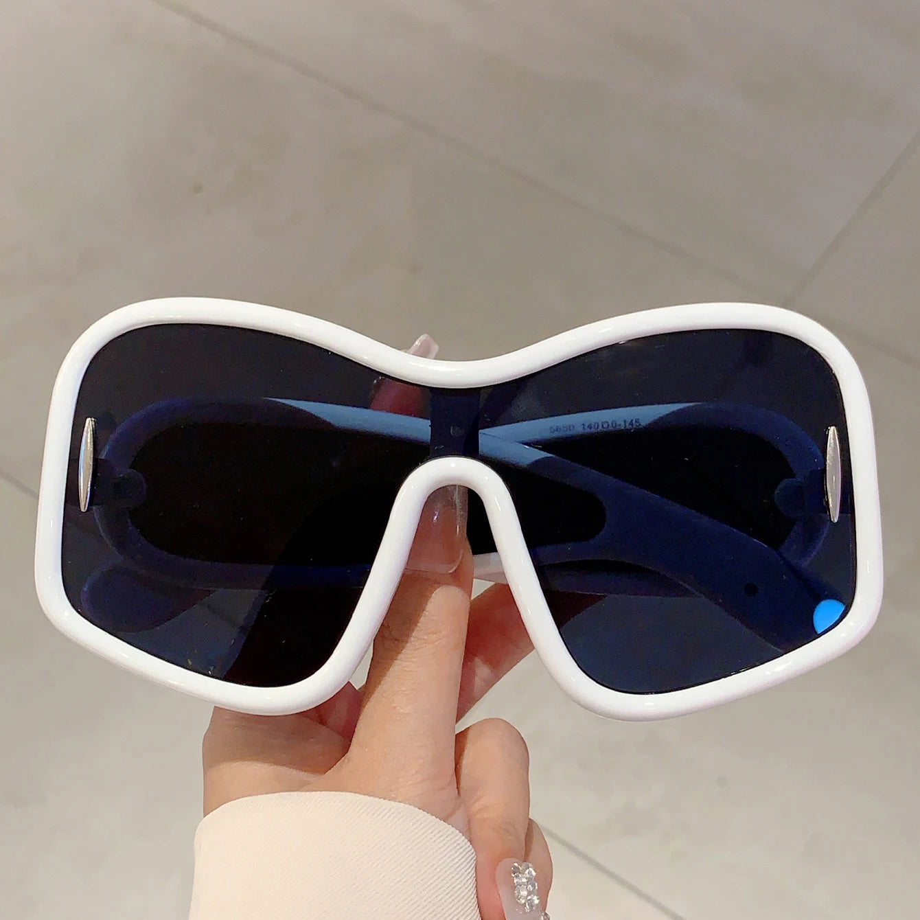 Oversize Square Sunglasses Designer — Green | KIMLUD