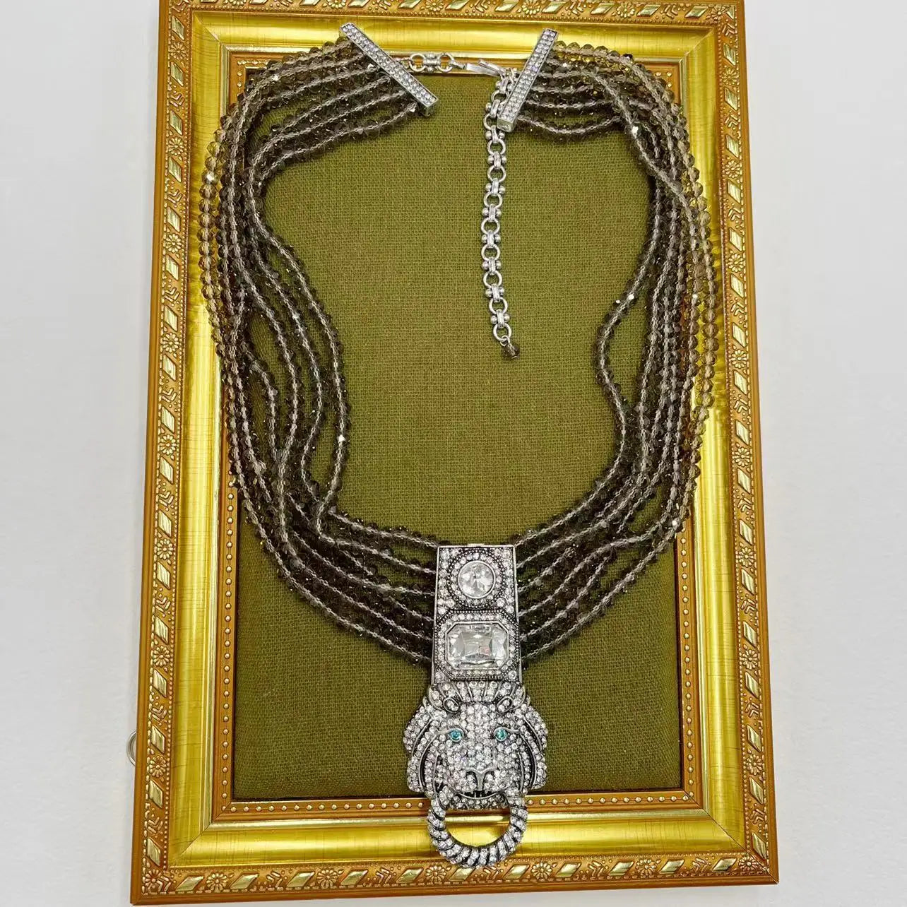 Multi-Layer Necklace – Retro Style – Copper | KIMLUD