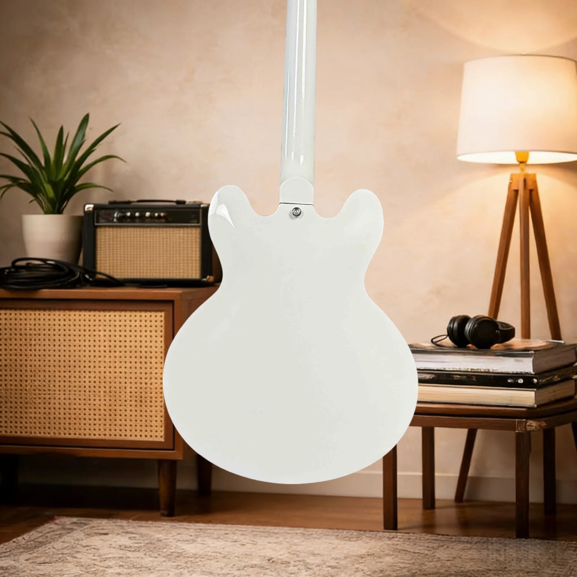 Maple Body Electric Guitar DG-335 6-String Rosewood Fingerboard Signature Voice — White | KIMLUD