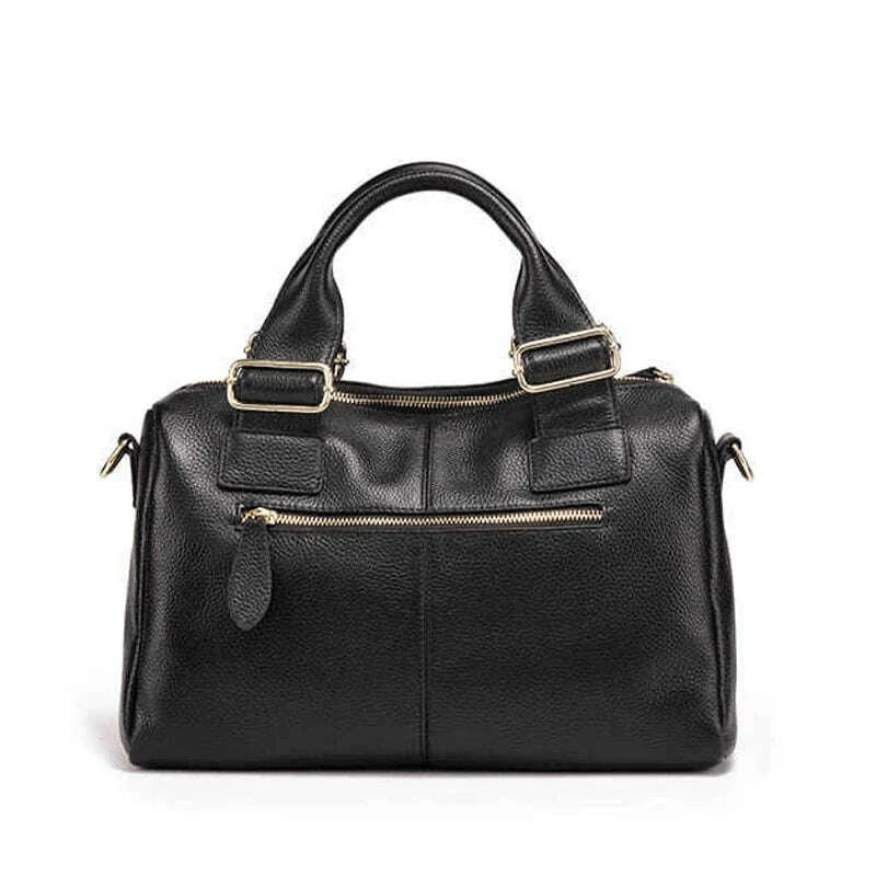 KIMLUD, Aidrani Fashion Leopard Pattern Genuine Leather Women's Bag Large Capacity Women's Handbag Cowhide Multi functional Shoulder Bag, KIMLUD Womens Clothes