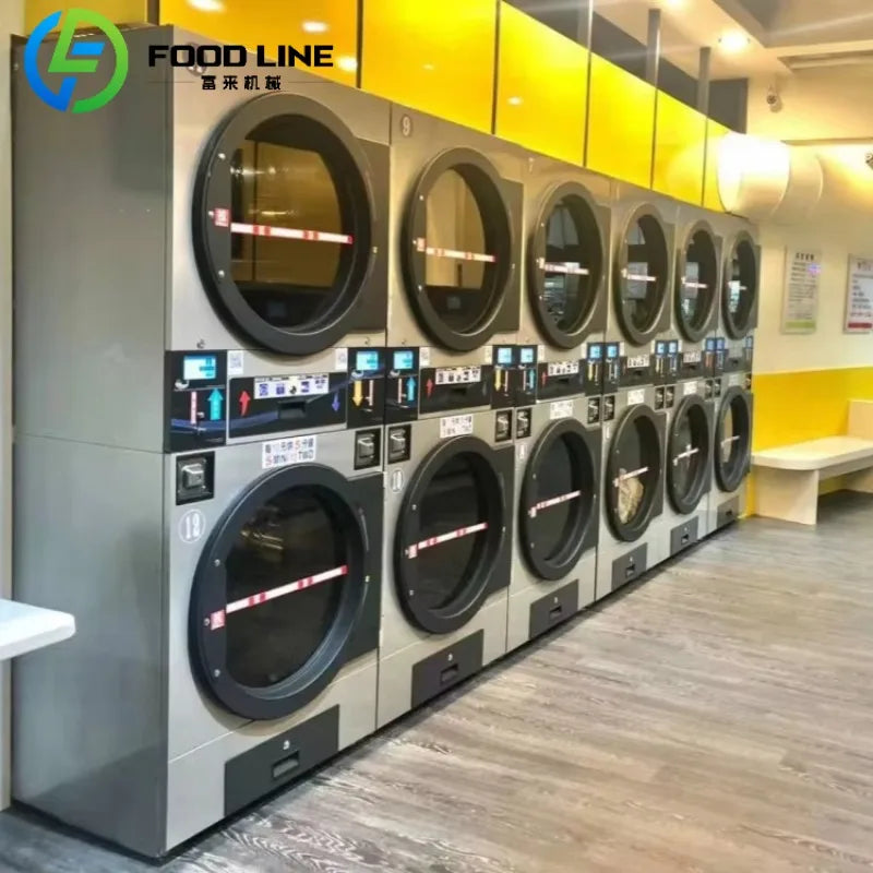 Stainless-Steel Washer-Dryer Stack — Silver | KIMLUD