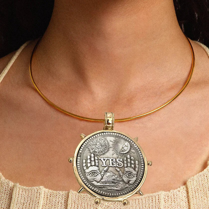 Copper Gothic Cuban Chunky Necklace — Copper | KIMLUD
