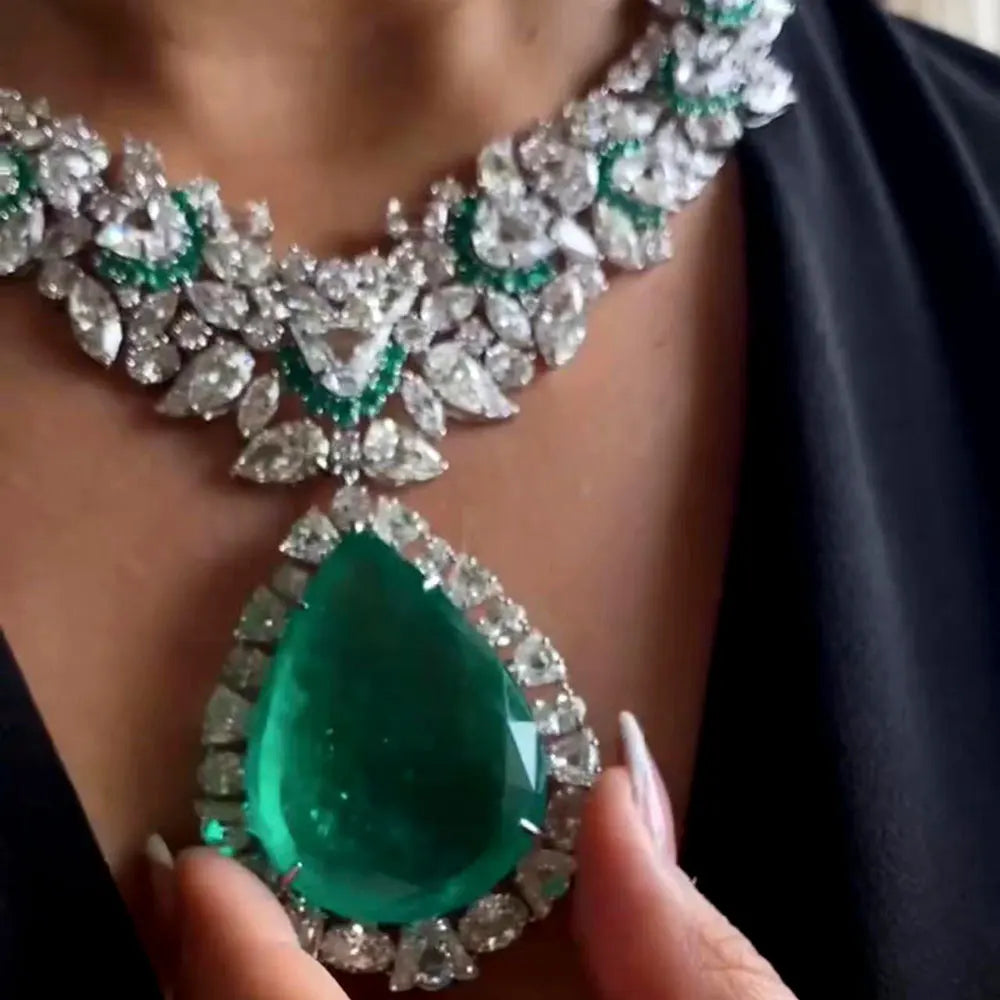 GODKI Famous Brand Turquoise Luxury African Jewelry Sets For Women Wedding Party Zircon Crystal Dubai Bridal Jewelry Set Gift