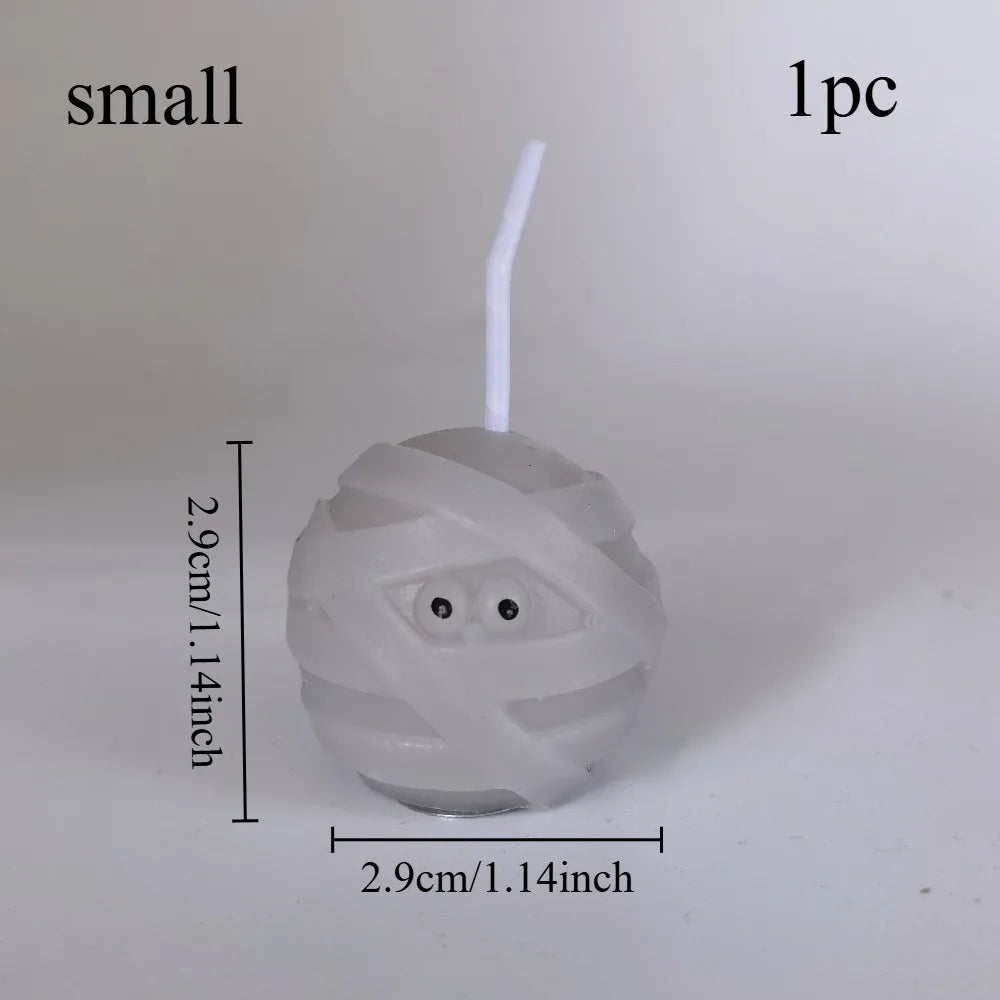 KIMLUD, 1pc Halloween Mummy Candle Handmade Scented Candle for Halloween Decoration, Holiday Party and Home Decoration, Halloween Gift, KIMLUD Womens Clothes